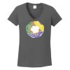 Ladies Heavy Cotton ™ 100% Cotton V Neck T Shirt Thumbnail