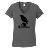 Ladies Heavy Cotton ™ 100% Cotton V Neck T Shirt Thumbnail
