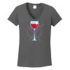Ladies Heavy Cotton ™ 100% Cotton V Neck T Shirt Thumbnail