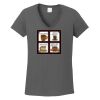 Ladies Heavy Cotton ™ 100% Cotton V Neck T Shirt Thumbnail