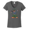 Ladies Heavy Cotton ™ 100% Cotton V Neck T Shirt Thumbnail