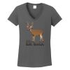Ladies Heavy Cotton ™ 100% Cotton V Neck T Shirt Thumbnail