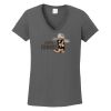 Ladies Heavy Cotton ™ 100% Cotton V Neck T Shirt Thumbnail