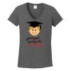 Ladies Heavy Cotton ™ 100% Cotton V Neck T Shirt Thumbnail