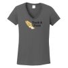 Ladies Heavy Cotton ™ 100% Cotton V Neck T Shirt Thumbnail