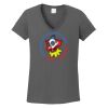 Ladies Heavy Cotton ™ 100% Cotton V Neck T Shirt Thumbnail