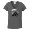 Ladies Heavy Cotton ™ 100% Cotton V Neck T Shirt Thumbnail