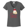 Ladies Heavy Cotton ™ 100% Cotton V Neck T Shirt Thumbnail