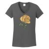 Ladies Heavy Cotton ™ 100% Cotton V Neck T Shirt Thumbnail
