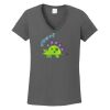 Ladies Heavy Cotton ™ 100% Cotton V Neck T Shirt Thumbnail