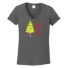 Ladies Heavy Cotton ™ 100% Cotton V Neck T Shirt Thumbnail