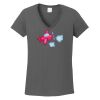 Ladies Heavy Cotton ™ 100% Cotton V Neck T Shirt Thumbnail