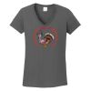 Ladies Heavy Cotton ™ 100% Cotton V Neck T Shirt Thumbnail
