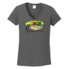 Ladies Heavy Cotton ™ 100% Cotton V Neck T Shirt Thumbnail