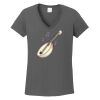 Ladies Heavy Cotton ™ 100% Cotton V Neck T Shirt Thumbnail