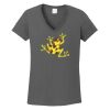 Ladies Heavy Cotton ™ 100% Cotton V Neck T Shirt Thumbnail