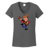 Ladies Heavy Cotton ™ 100% Cotton V Neck T Shirt Thumbnail