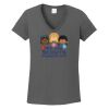 Ladies Heavy Cotton ™ 100% Cotton V Neck T Shirt Thumbnail