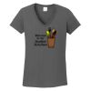 Ladies Heavy Cotton ™ 100% Cotton V Neck T Shirt Thumbnail