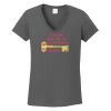 Ladies Heavy Cotton ™ 100% Cotton V Neck T Shirt Thumbnail