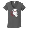 Ladies Heavy Cotton ™ 100% Cotton V Neck T Shirt Thumbnail
