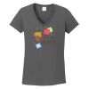 Ladies Heavy Cotton ™ 100% Cotton V Neck T Shirt Thumbnail
