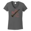 Ladies Heavy Cotton ™ 100% Cotton V Neck T Shirt Thumbnail