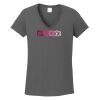 Ladies Heavy Cotton ™ 100% Cotton V Neck T Shirt Thumbnail