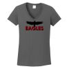 Ladies Heavy Cotton ™ 100% Cotton V Neck T Shirt Thumbnail