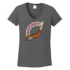 Ladies Heavy Cotton ™ 100% Cotton V Neck T Shirt Thumbnail
