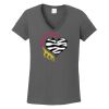 Ladies Heavy Cotton ™ 100% Cotton V Neck T Shirt Thumbnail