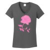 Ladies Heavy Cotton ™ 100% Cotton V Neck T Shirt Thumbnail