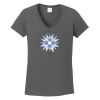 Ladies Heavy Cotton ™ 100% Cotton V Neck T Shirt Thumbnail