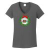 Ladies Heavy Cotton ™ 100% Cotton V Neck T Shirt Thumbnail