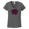 Ladies Heavy Cotton ™ 100% Cotton V Neck T Shirt Thumbnail