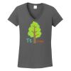 Ladies Heavy Cotton ™ 100% Cotton V Neck T Shirt Thumbnail