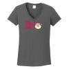 Ladies Heavy Cotton ™ 100% Cotton V Neck T Shirt Thumbnail