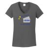Ladies Heavy Cotton ™ 100% Cotton V Neck T Shirt Thumbnail