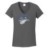 Ladies Heavy Cotton ™ 100% Cotton V Neck T Shirt Thumbnail