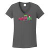 Ladies Heavy Cotton ™ 100% Cotton V Neck T Shirt Thumbnail