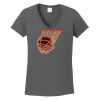 Ladies Heavy Cotton ™ 100% Cotton V Neck T Shirt Thumbnail