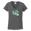 Ladies Heavy Cotton ™ 100% Cotton V Neck T Shirt Thumbnail