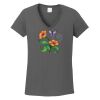 Ladies Heavy Cotton ™ 100% Cotton V Neck T Shirt Thumbnail