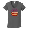 Ladies Heavy Cotton ™ 100% Cotton V Neck T Shirt Thumbnail