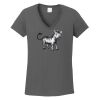 Ladies Heavy Cotton ™ 100% Cotton V Neck T Shirt Thumbnail