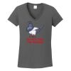 Ladies Heavy Cotton ™ 100% Cotton V Neck T Shirt Thumbnail