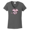 Ladies Heavy Cotton ™ 100% Cotton V Neck T Shirt Thumbnail