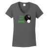 Ladies Heavy Cotton ™ 100% Cotton V Neck T Shirt Thumbnail