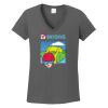 Ladies Heavy Cotton ™ 100% Cotton V Neck T Shirt Thumbnail