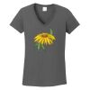 Ladies Heavy Cotton ™ 100% Cotton V Neck T Shirt Thumbnail